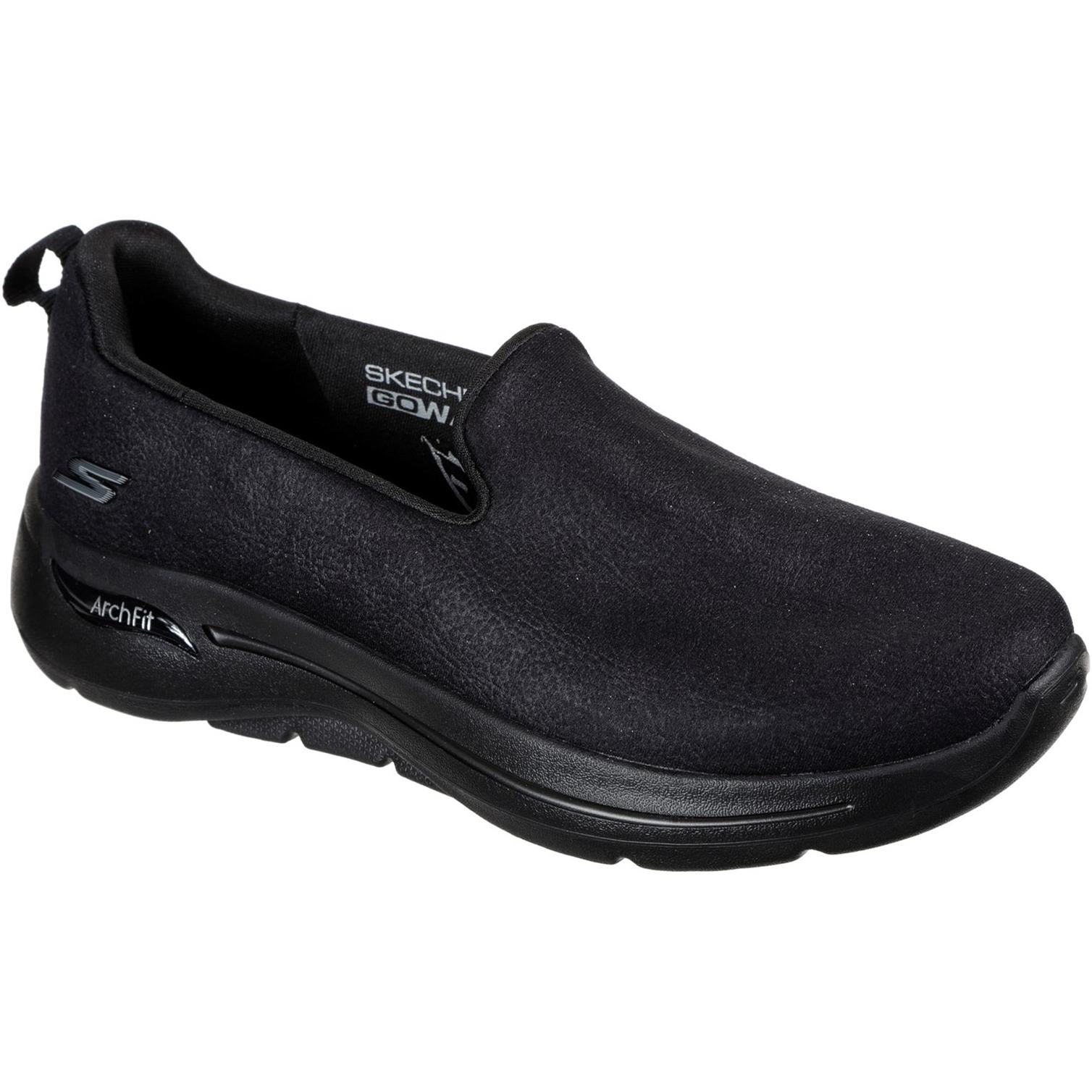 Skechers Go Walk Arch Fit Smooth Voyage Slip On Trainers