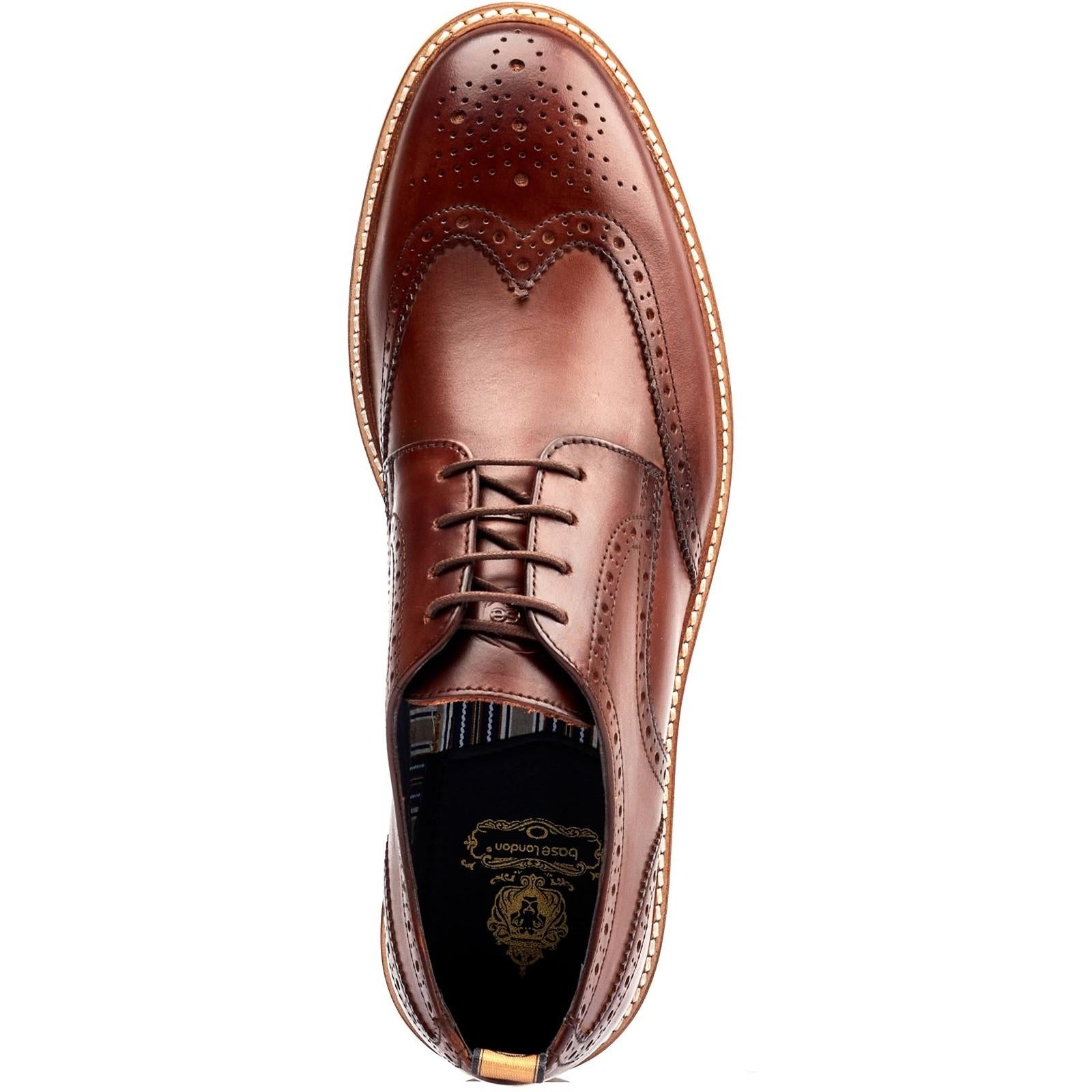 Base London Marcello Lace Up Brogue Shoe