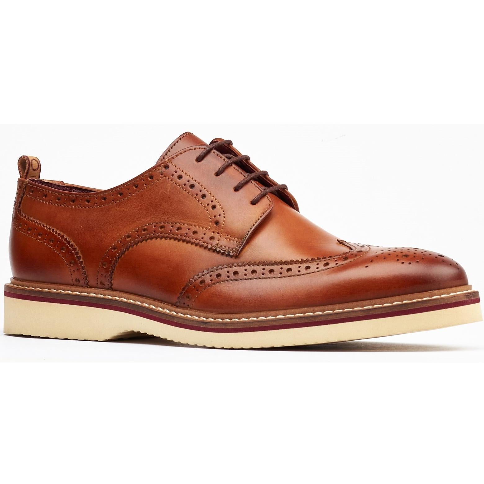 Base London Marcello Lace Up Brogue Shoe