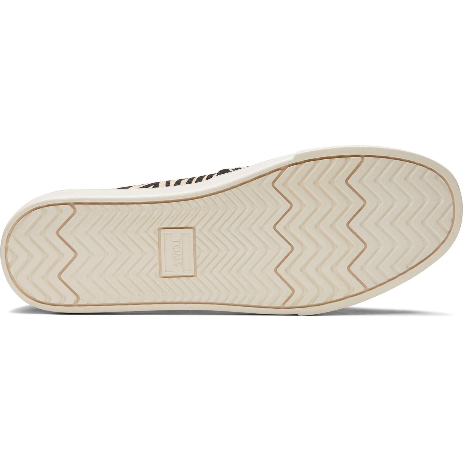 Toms Alpargata Cupsole Tiger Stripes Slip On Flats