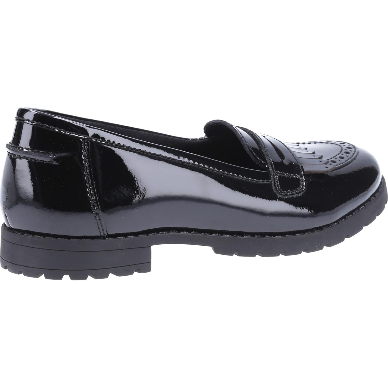 Hush Puppies Emer Junior Patent School Shoe