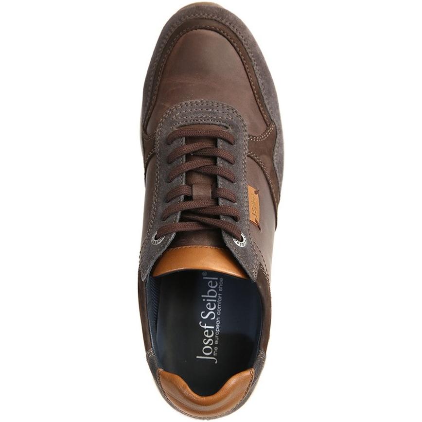 Josef Seibel Thaddeus Tri-Colour Leather Trainer