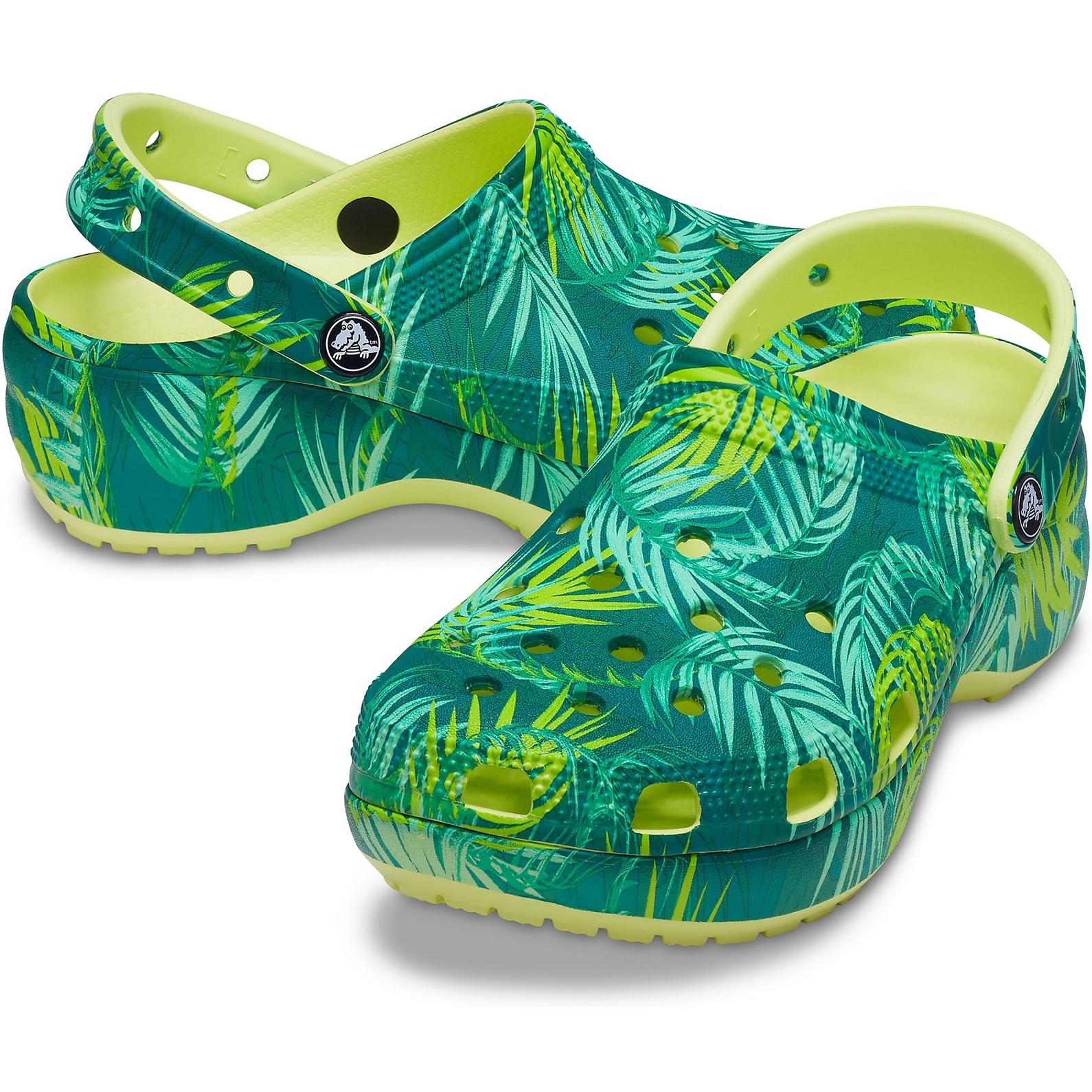 Crocs Platform Tropical Beach Shoes