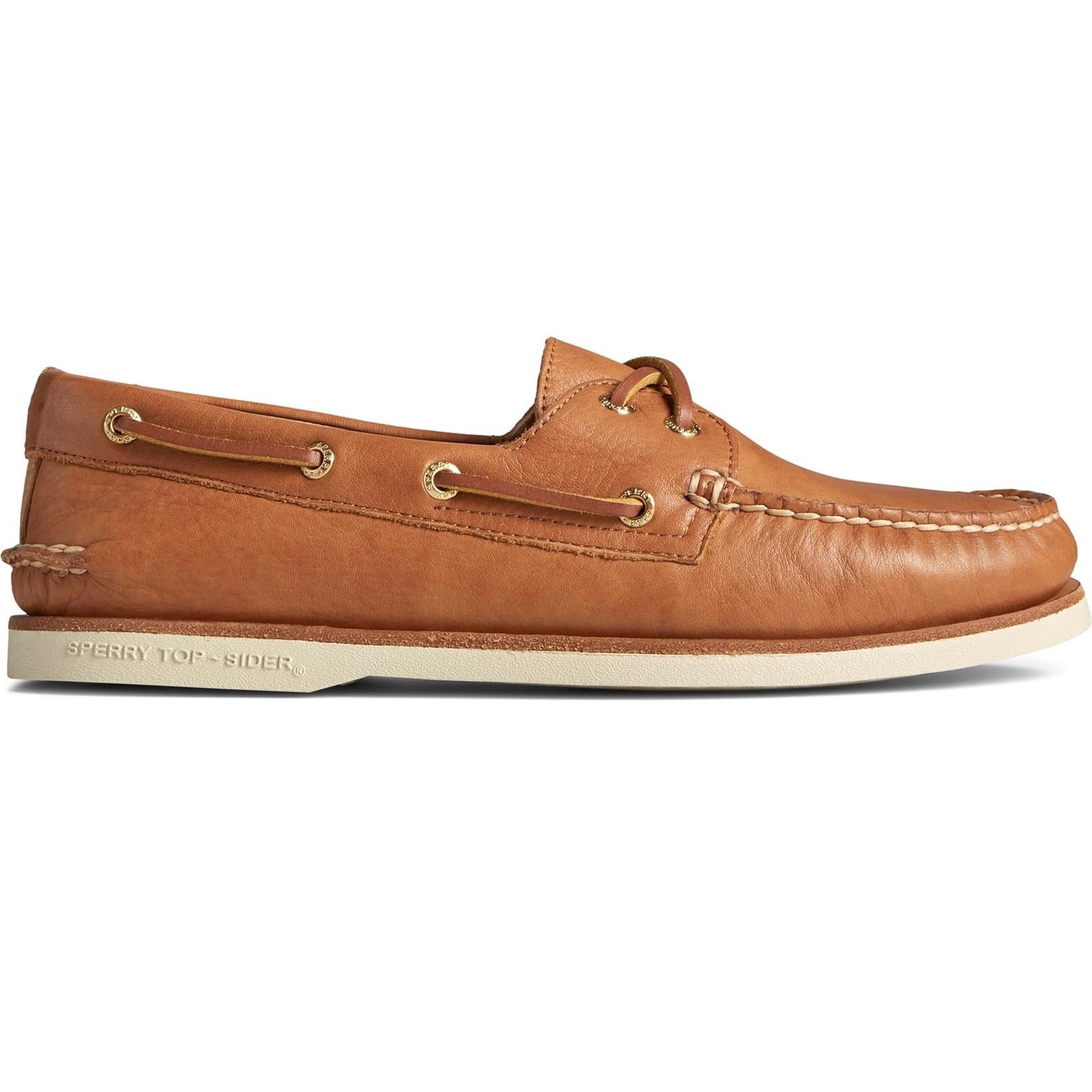 Sperry Gold A/O 2-Eye Boat Shoe Lace Shoes