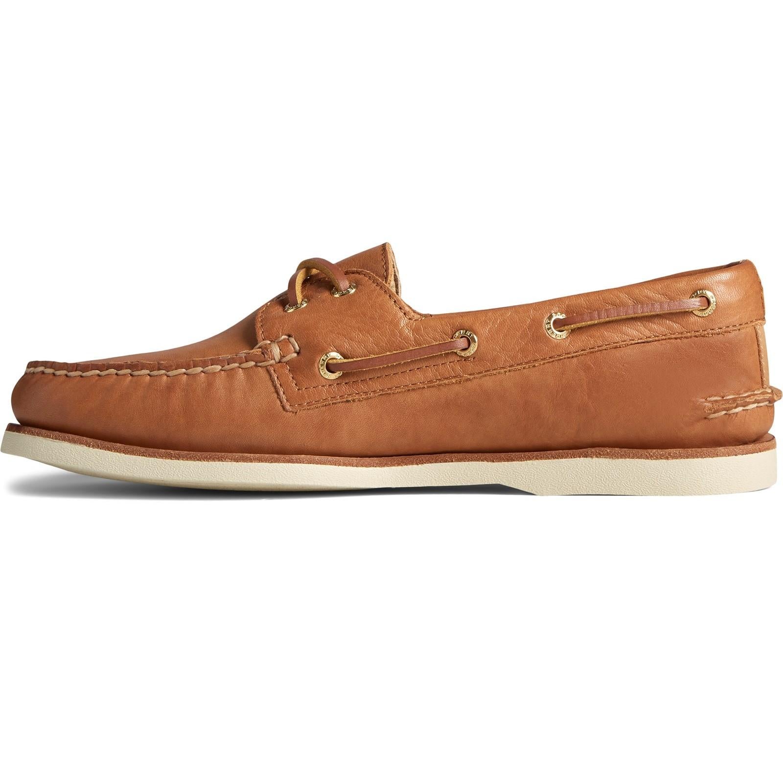 Sperry Gold A/O 2-Eye Boat Shoe Lace Shoes