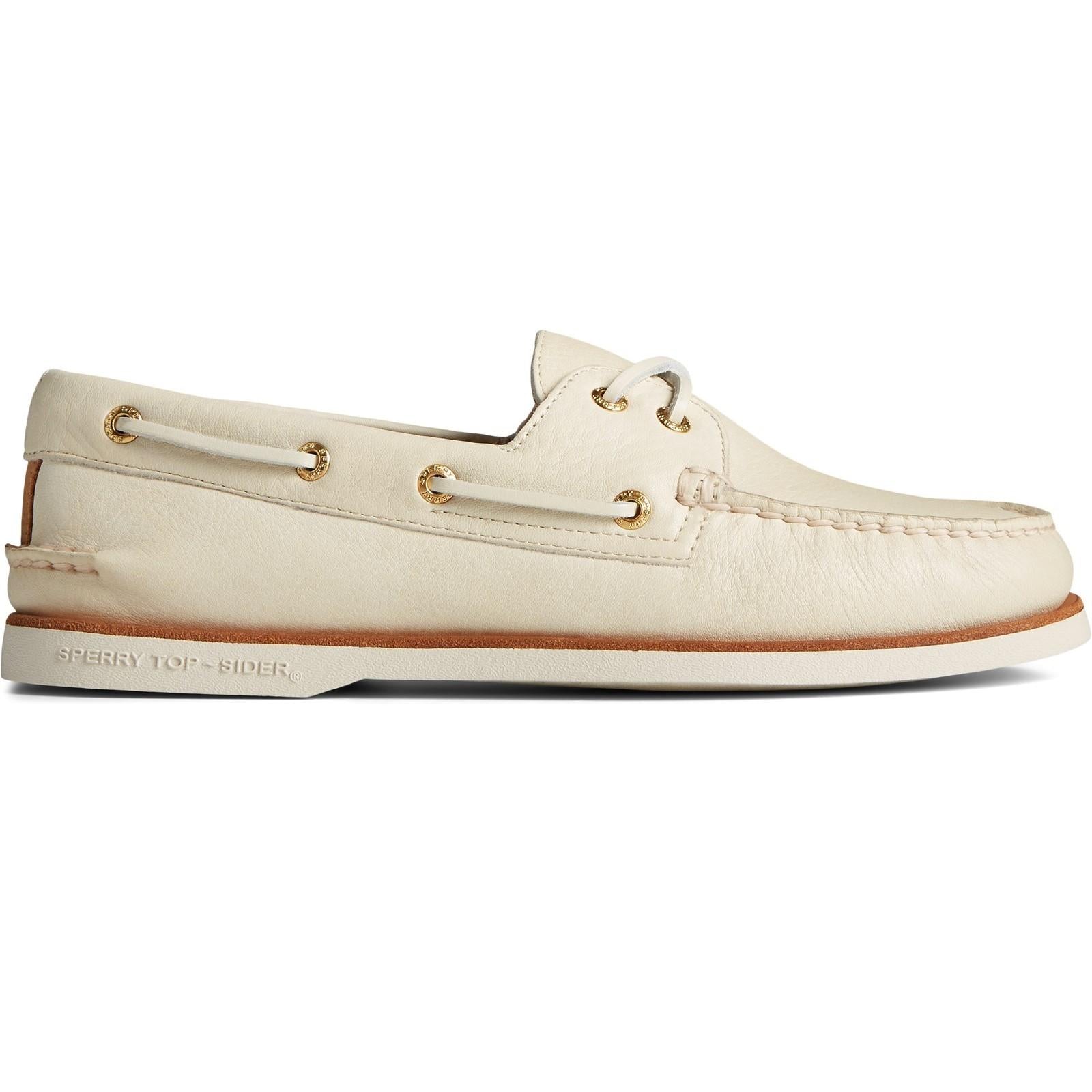 Sperry Gold A/O 2-Eye Boat Shoe Lace Shoes