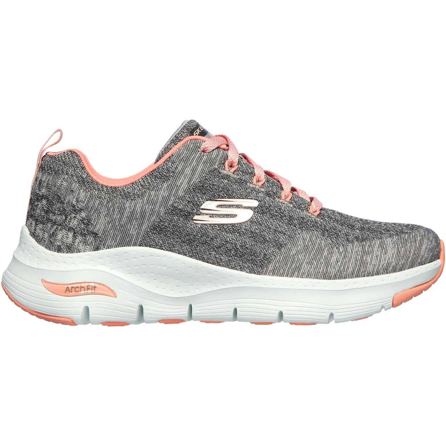 Skechers Arch Fit Comfy Wave Wide Sports Shoe