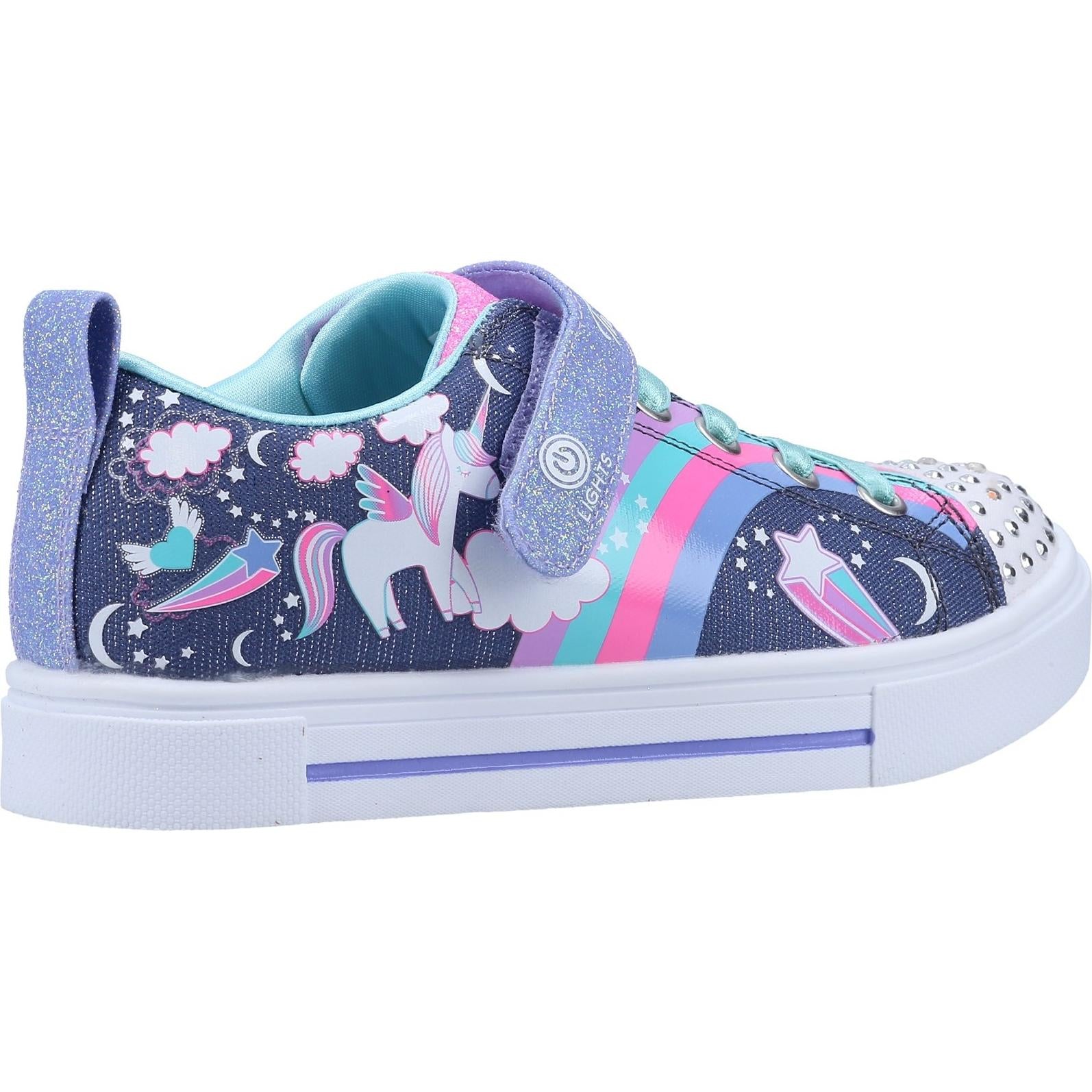 Skechers Twinkle Toes: Twinkle Sparks Unicorn Charmed shoe