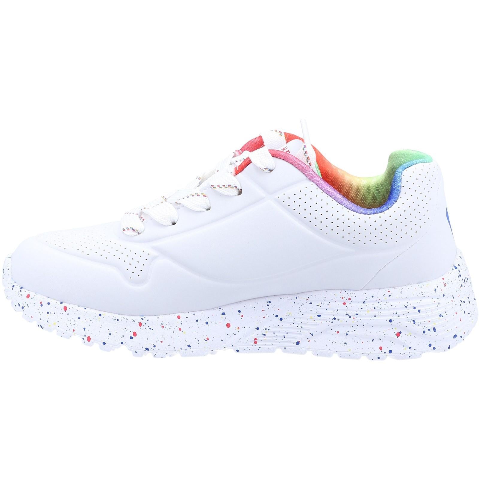 Skechers Uno Lite Rainbow Speckle Shoe