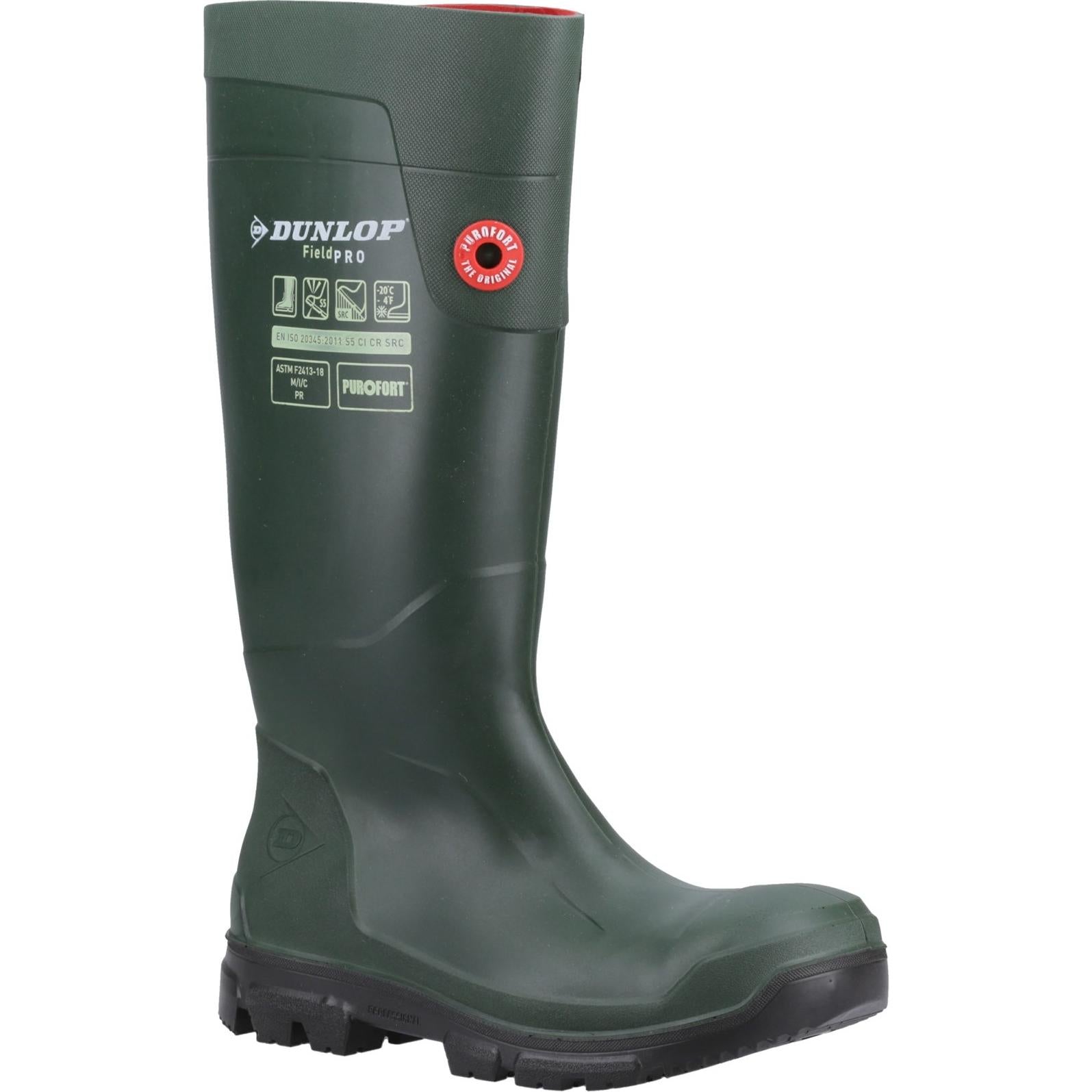 Dunlop FieldPro Full Safety Wellington Boots