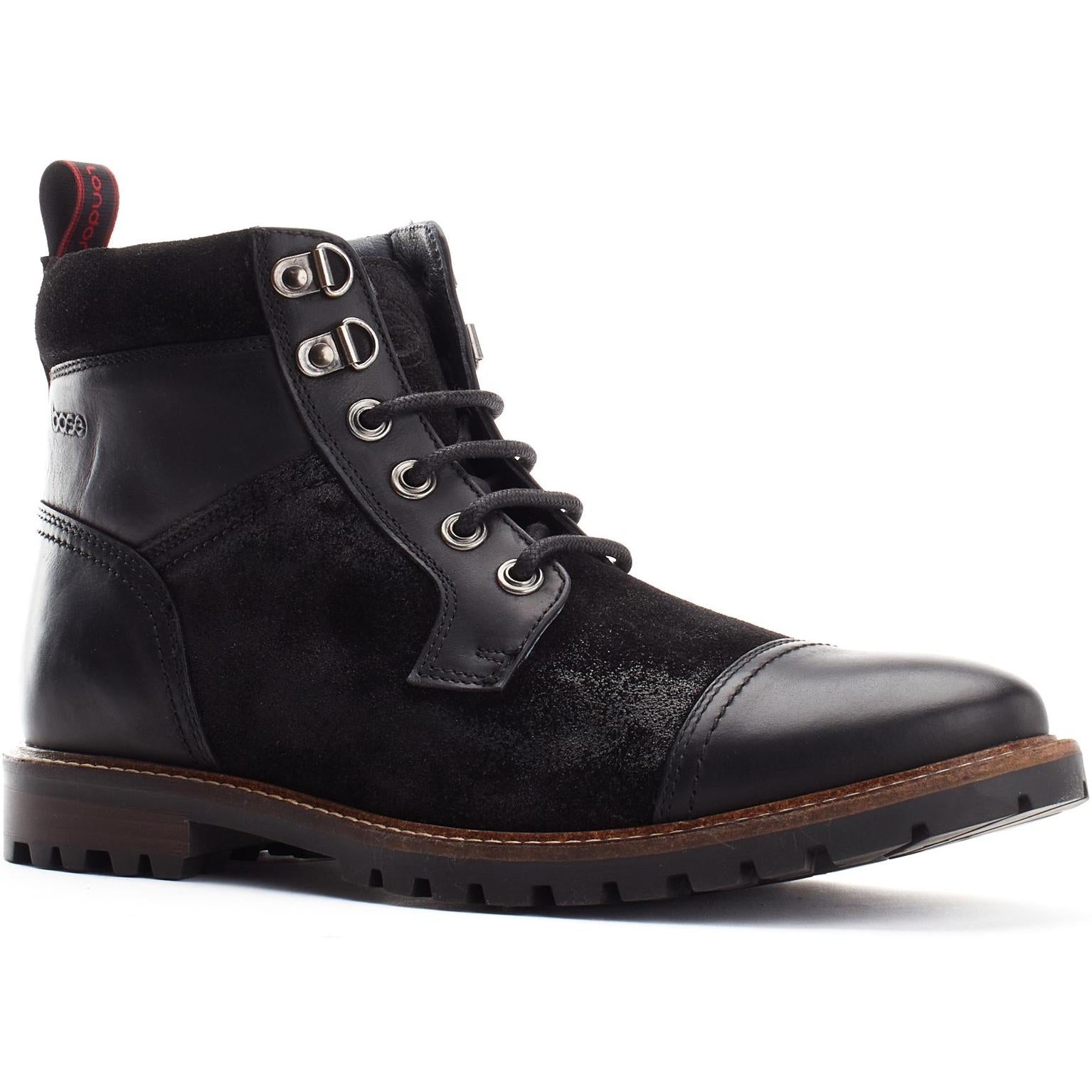 Base London Rogan Toe Cap Combat Boots