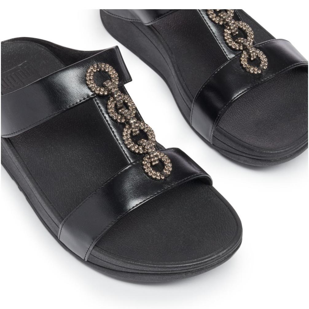 Fitflop Fino Sparkle Slides Sandals