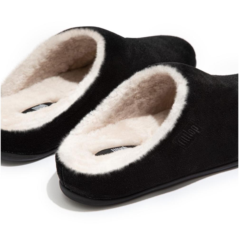 Fitflop Chrissie Shearling-Lined Suede Slippers