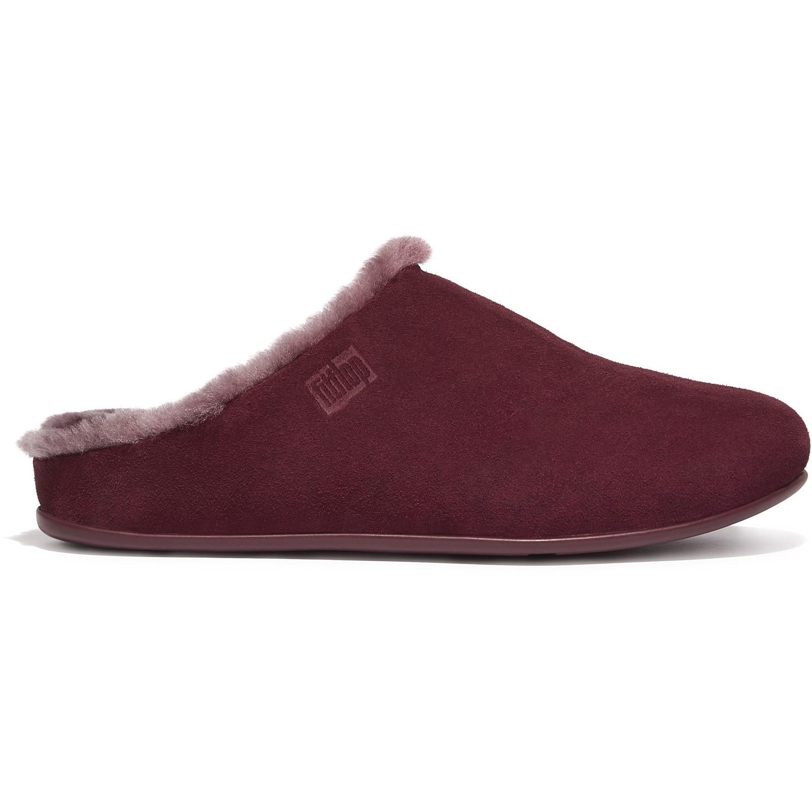 Fitflop Chrissie Shearling-Lined Suede Slippers