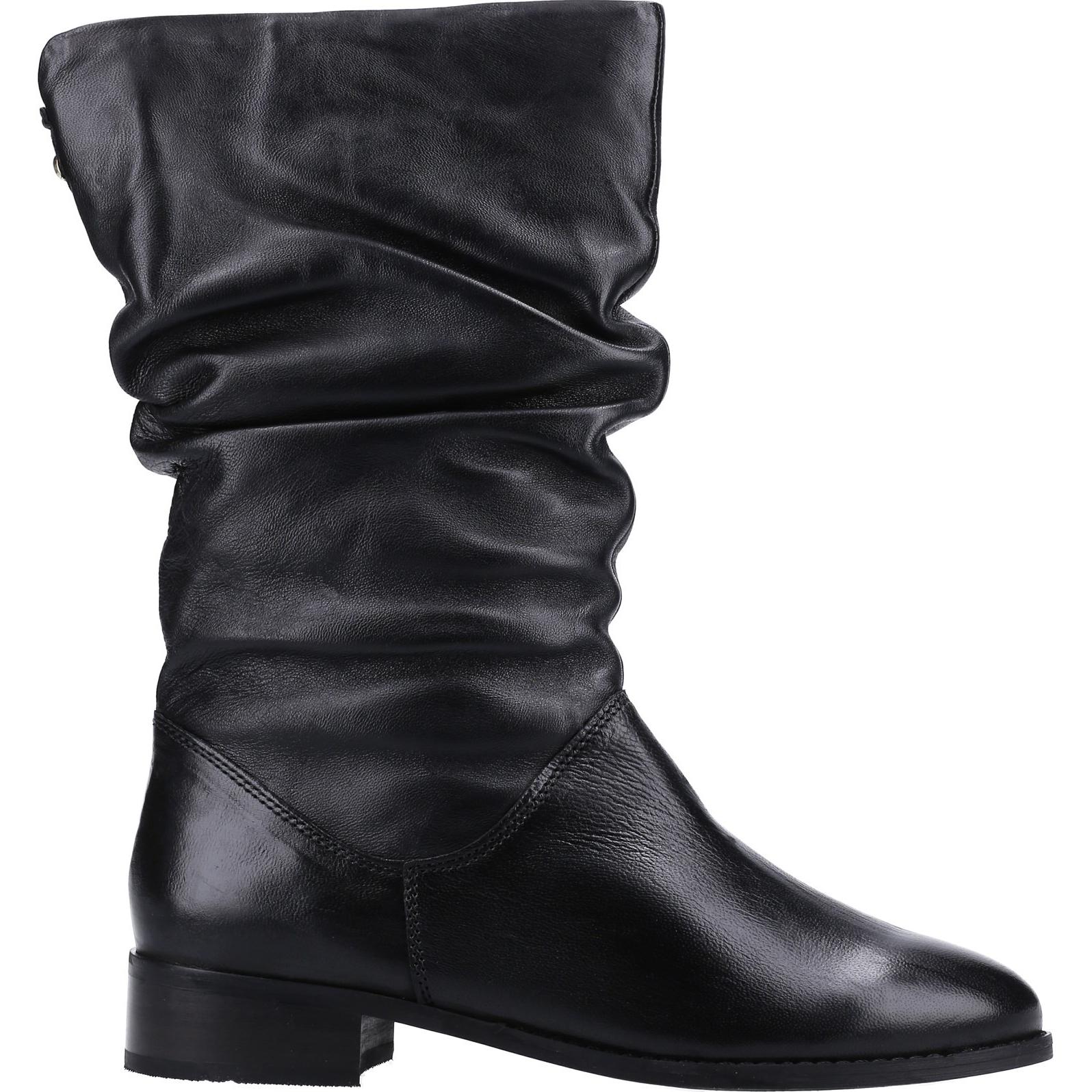 Dune London Rosalindas Ruched Calf Boots