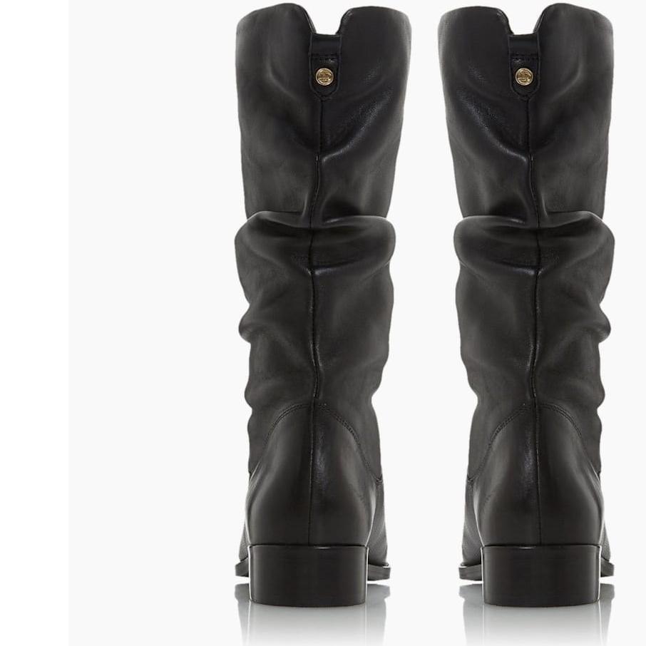 Dune London Rosalindas Ruched Calf Boots