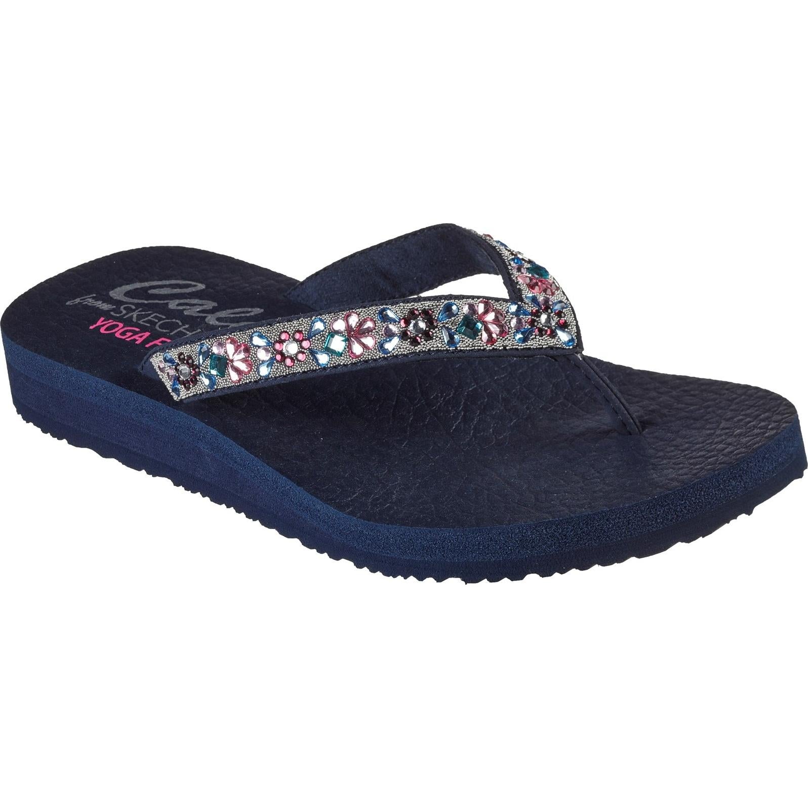 Skechers Meditation Garden Bliss Toe Post Sandals