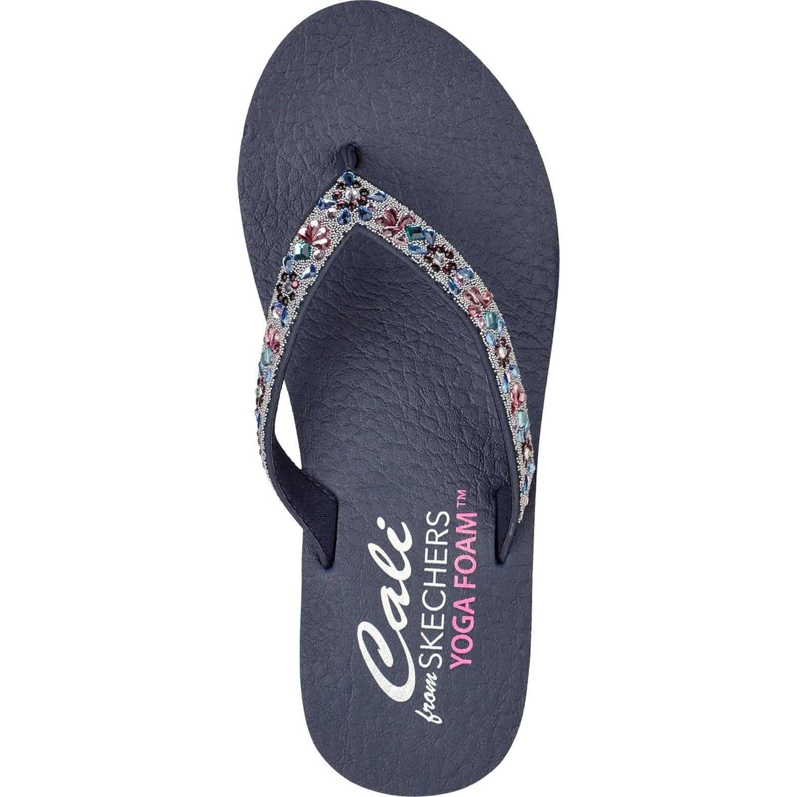 Skechers Meditation Garden Bliss Toe Post Sandals