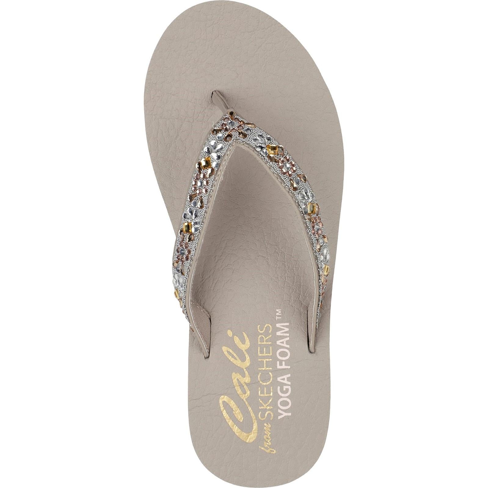 Skechers Meditation Garden Bliss Toe Post Sandals