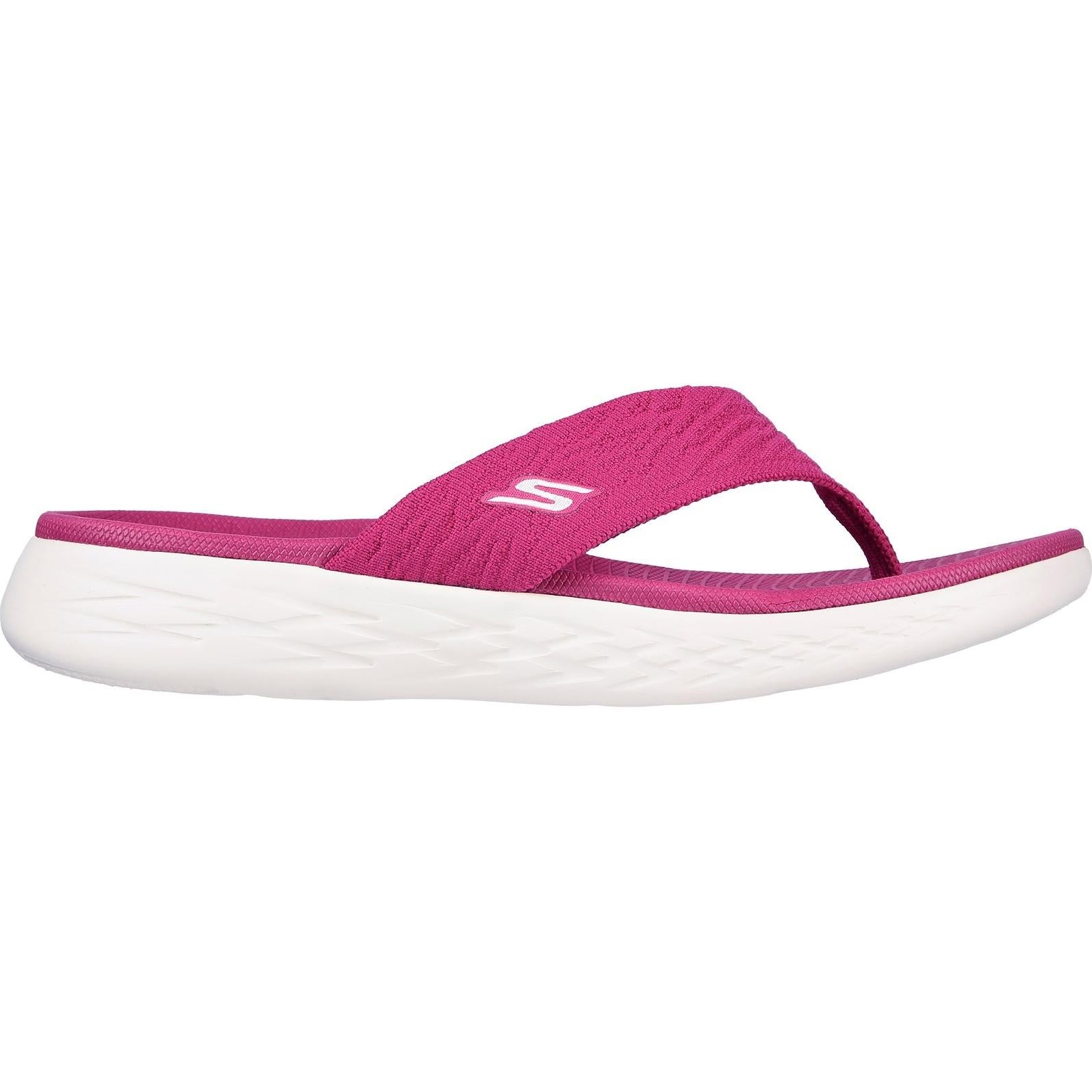 Skechers On-The-Go 600 Sunny Toe Post Slippers