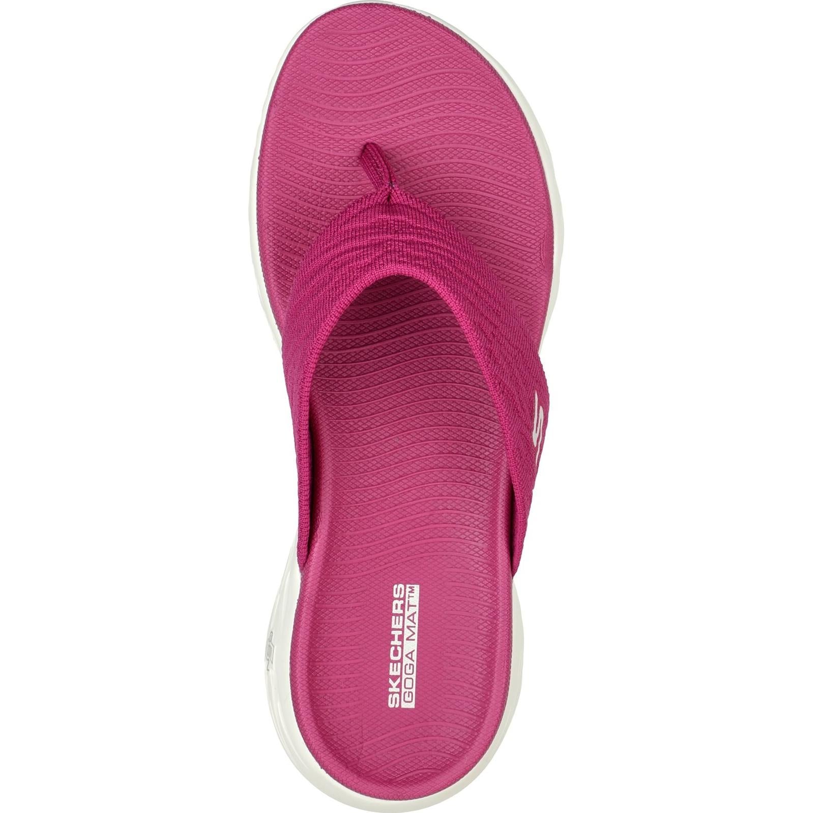 Skechers On-The-Go 600 Sunny Toe Post Slippers