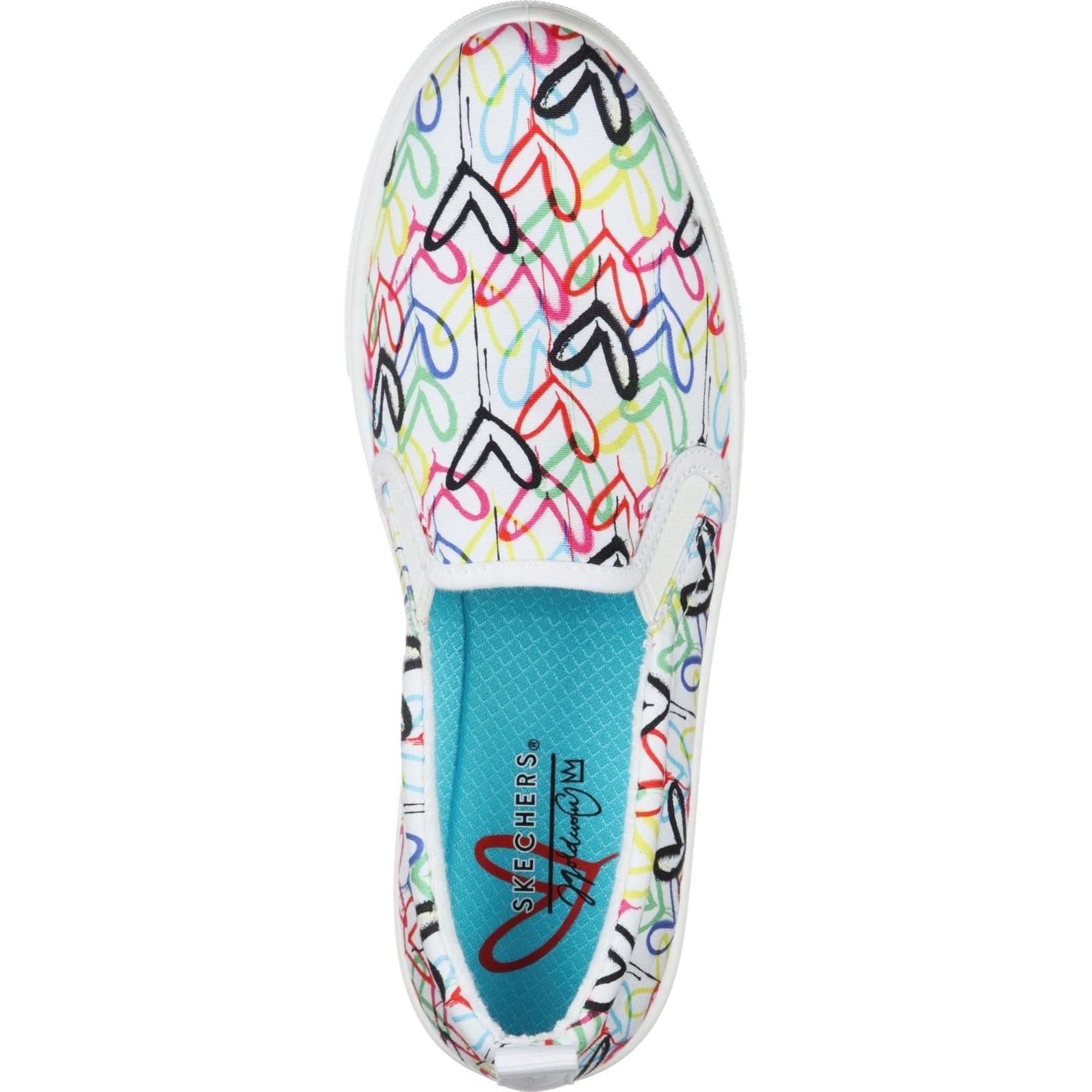 Skechers Poppy Drippin Love Slip On Shoes