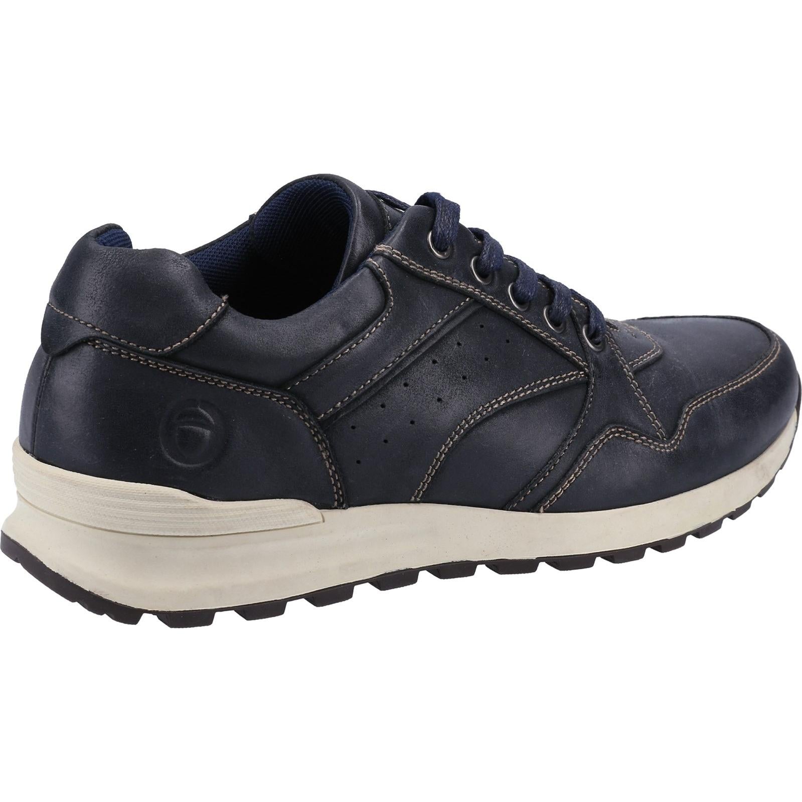 Cotswold Epney Leather Lace Trainer