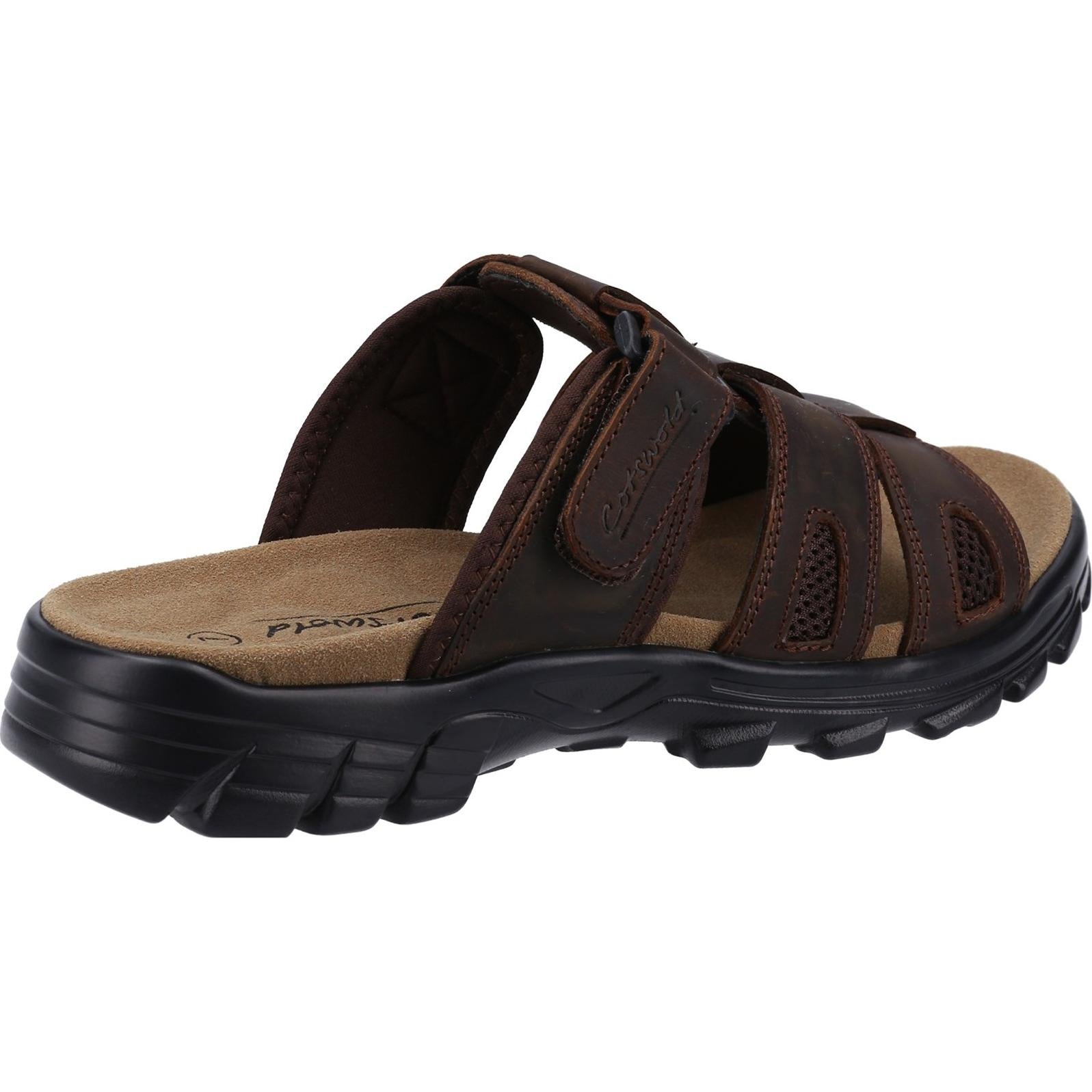 Cotswold Tayton Leather Walking Slider Sandals