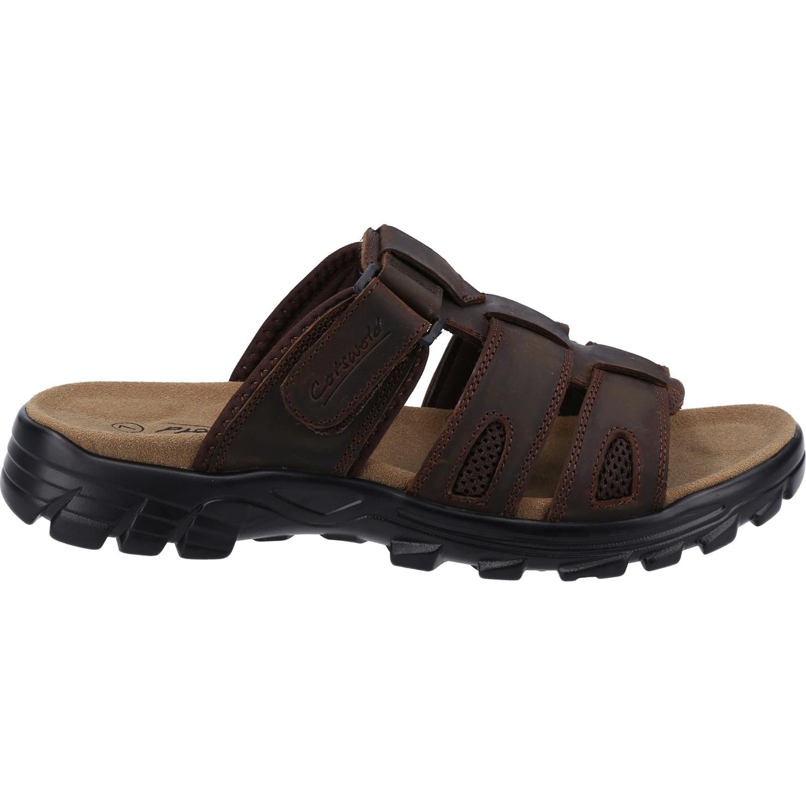 Cotswold Tayton Leather Walking Slider Sandals