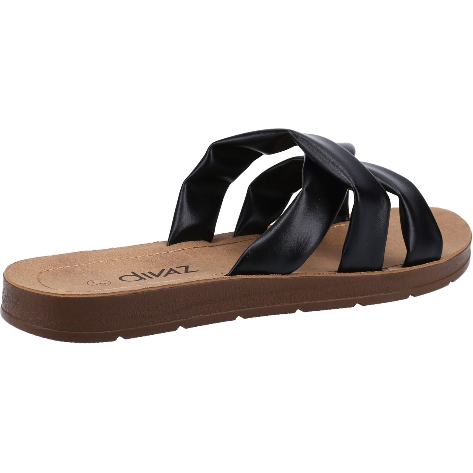 Divaz Zurich Vegan Summer Slider Sandals