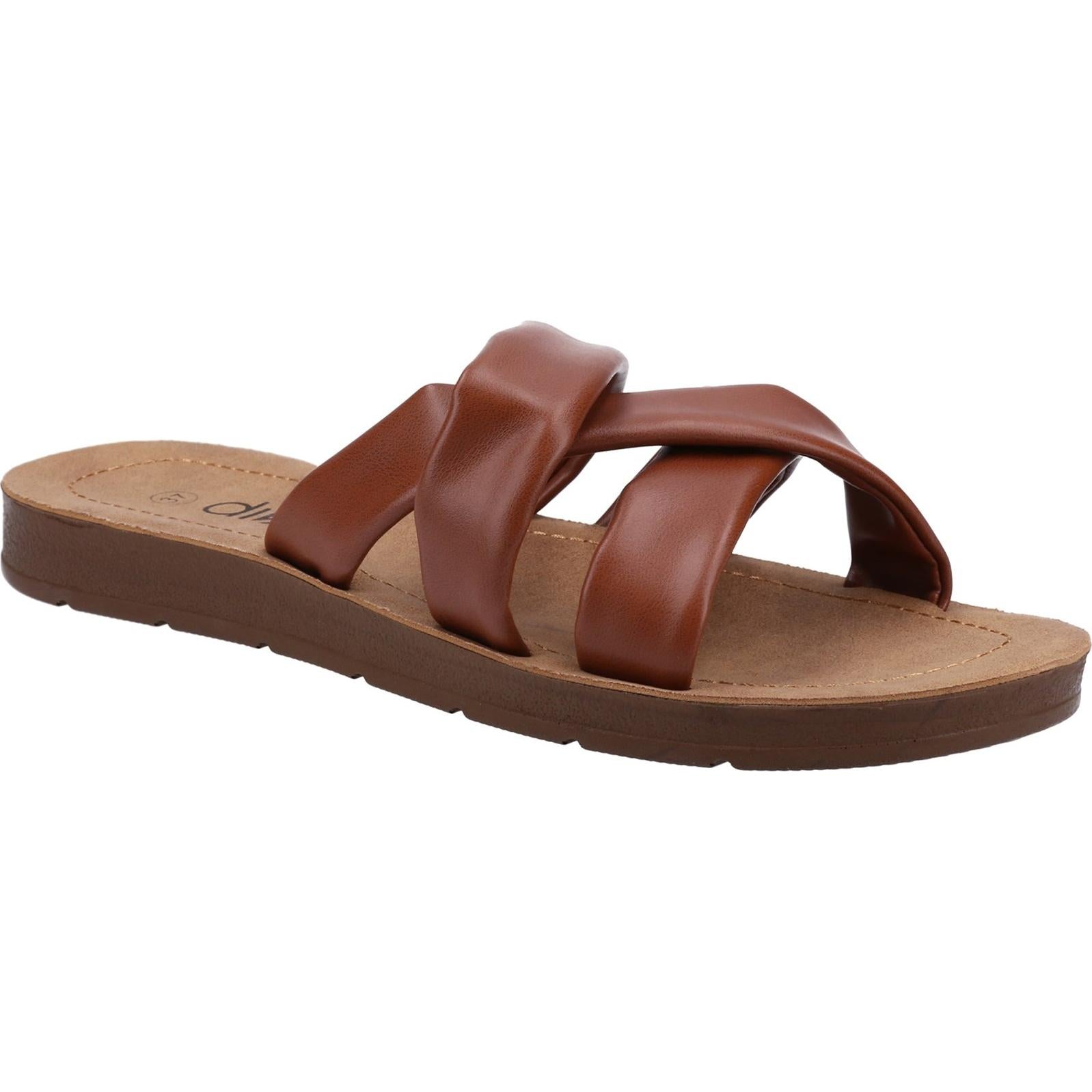 Divaz Zurich Vegan Summer Slider Sandals