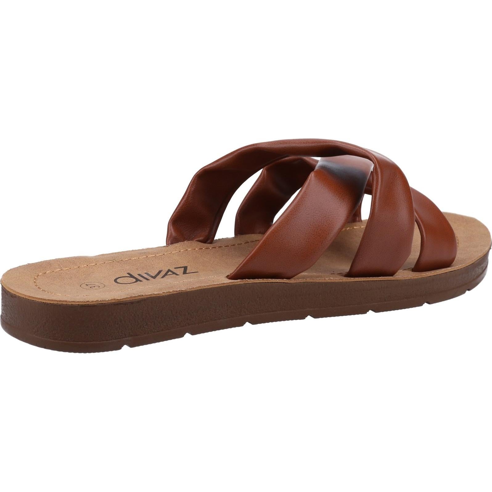 Divaz Zurich Vegan Summer Slider Sandals