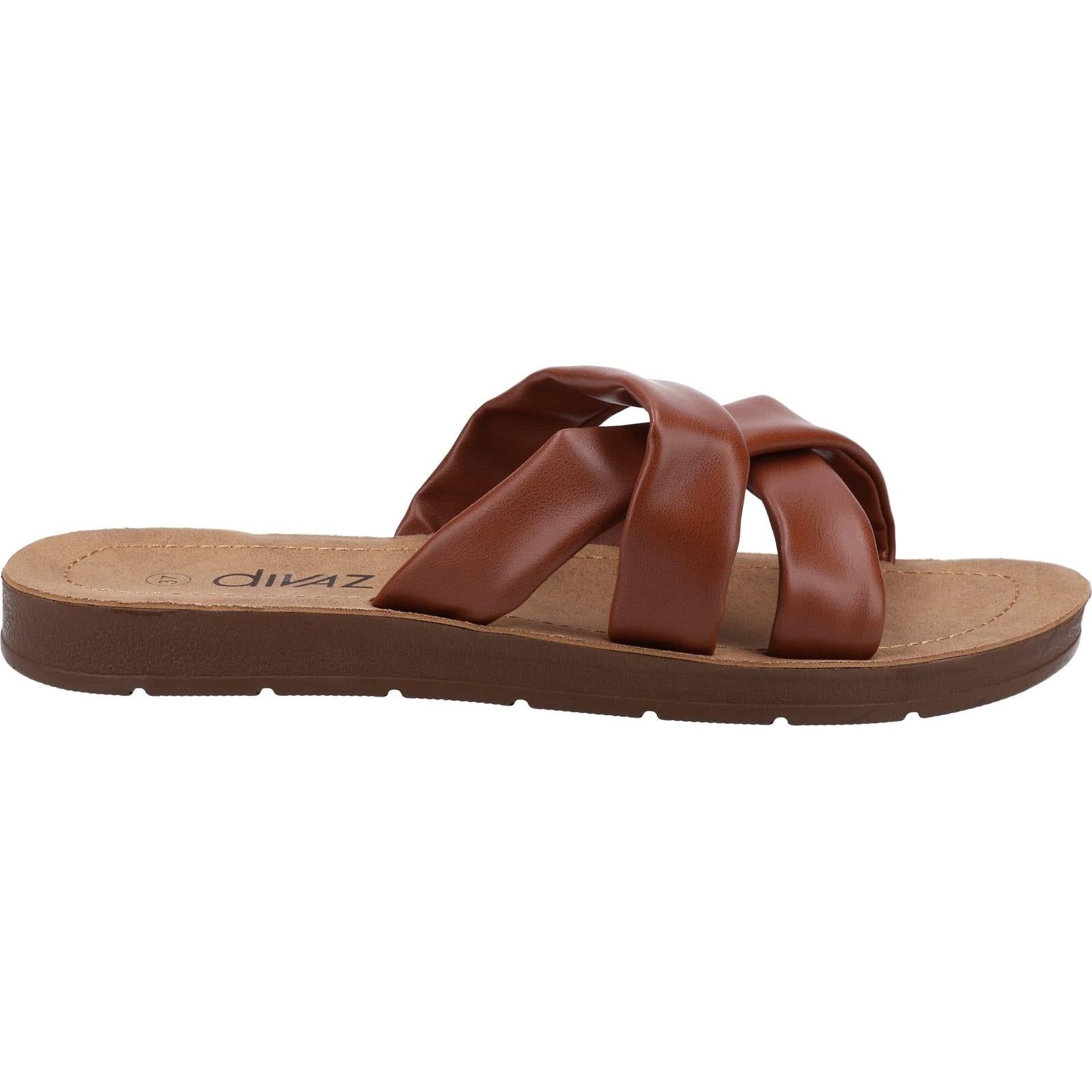 Divaz Zurich Vegan Summer Slider Sandals