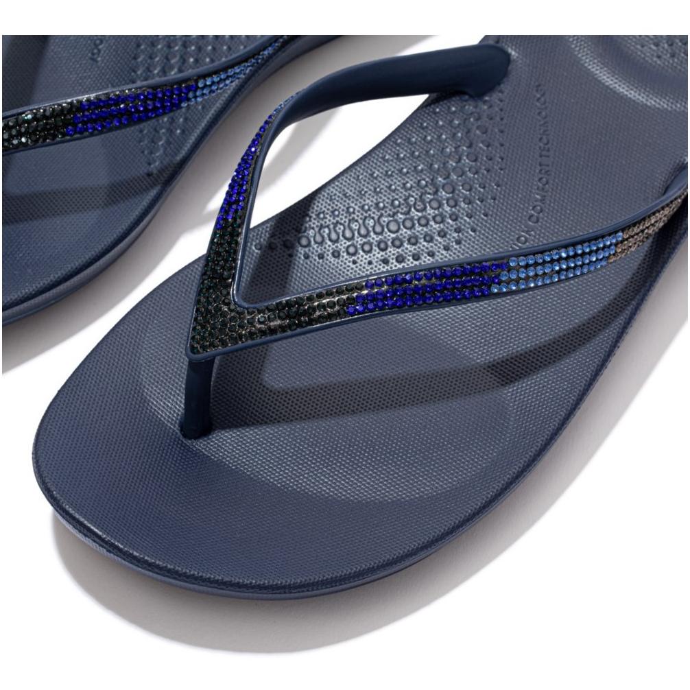 Fitflop iQushion Ombre Sparkle Flip Flops Sandals