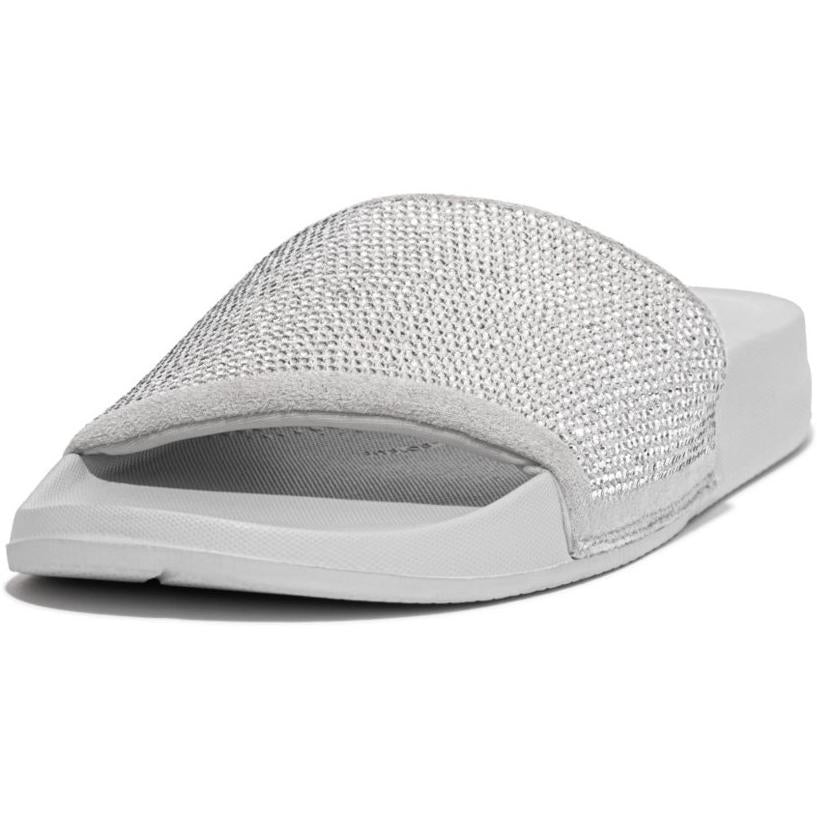 Fitflop iQUSHION Water-Resistant Crystal Slides Sandals