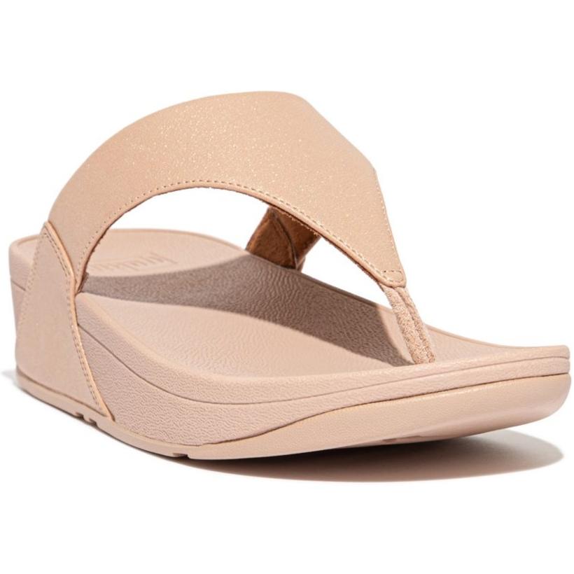 Fitflop Lulu Shimmer Toe-Post Sandals