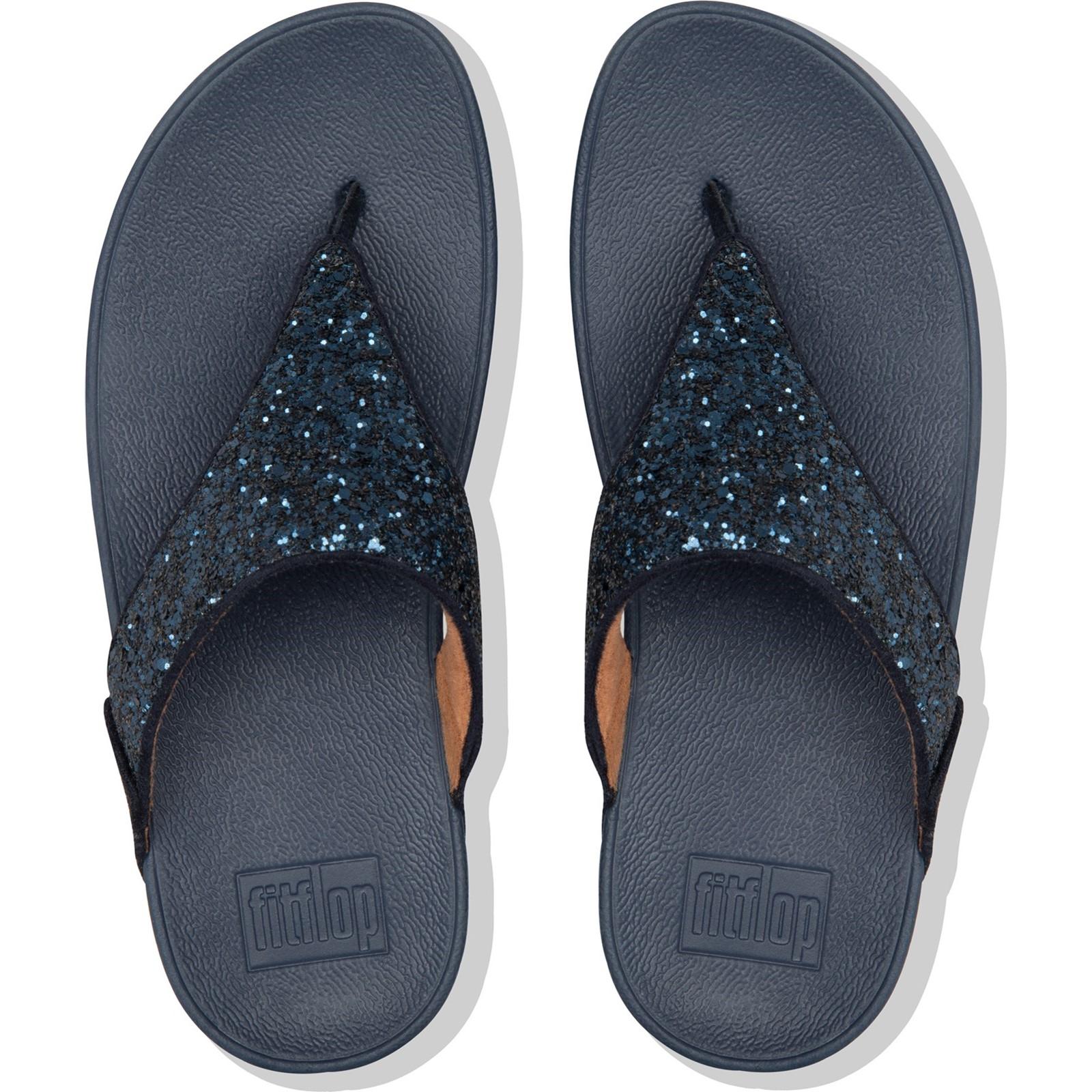 Fitflop Lulu Glitter Toe-Post Sandals