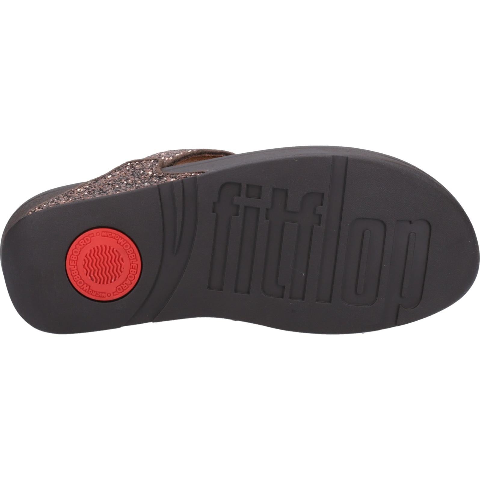 Fitflop Lulu Glitter Toe-Post Sandals