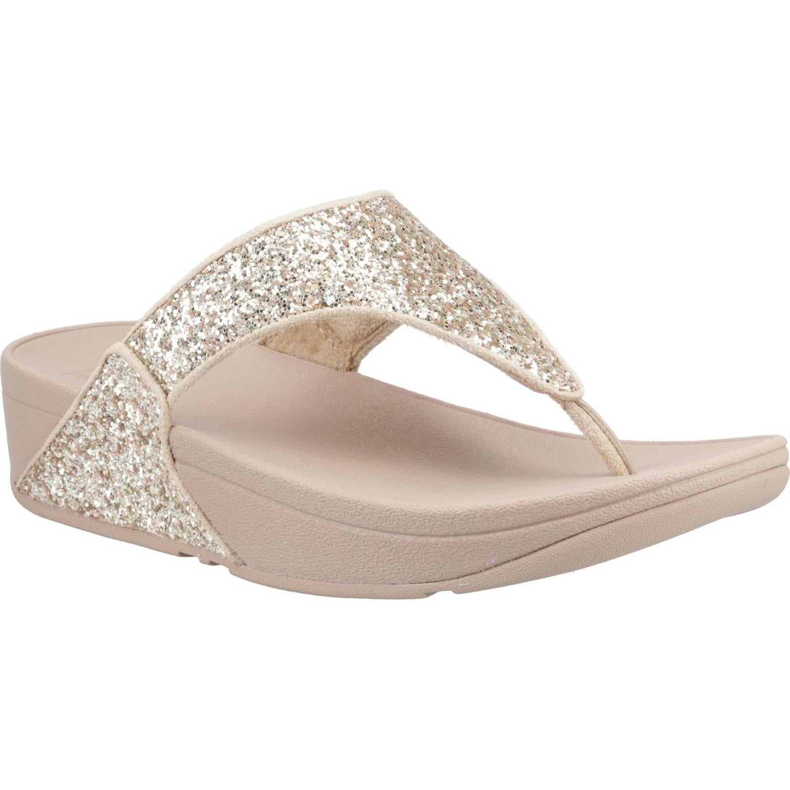 Fitflop Lulu Glitter Toe-Post Sandals