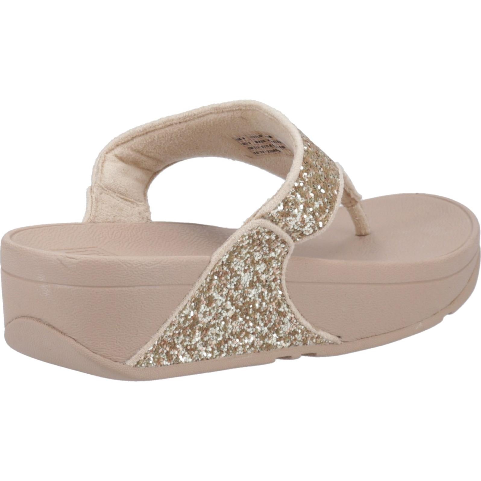 Fitflop Lulu Glitter Toe-Post Sandals