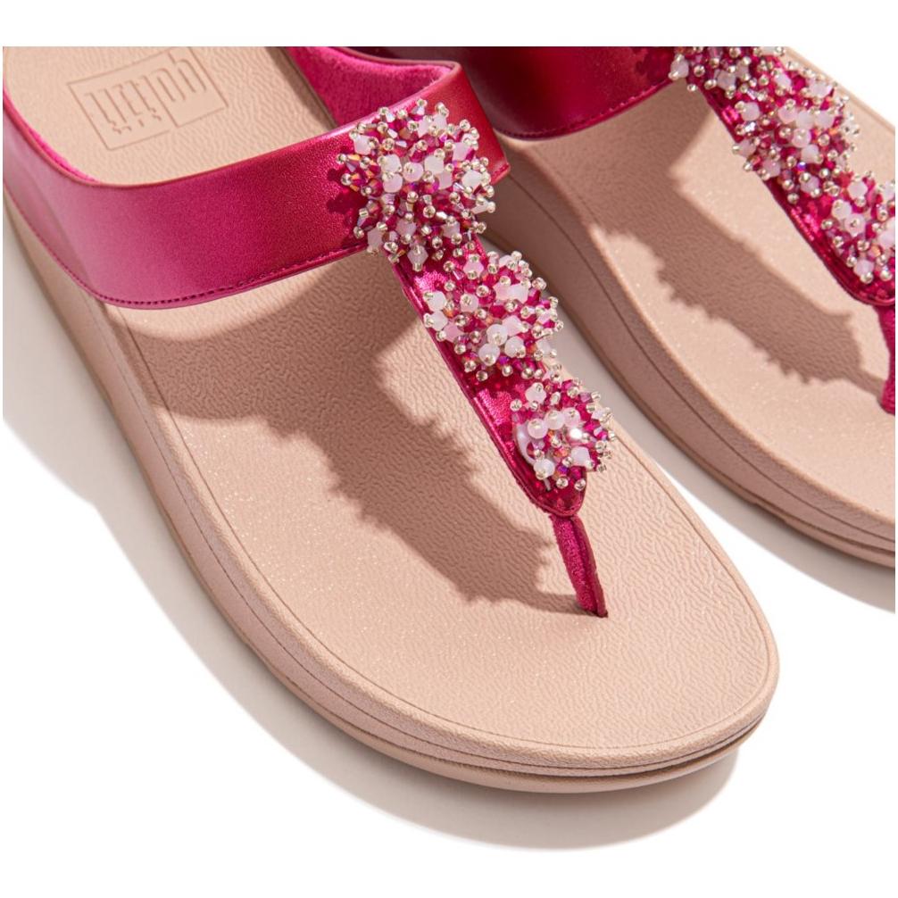 Fit Flop Fino Bead-Cluster Toe-Post Sandals