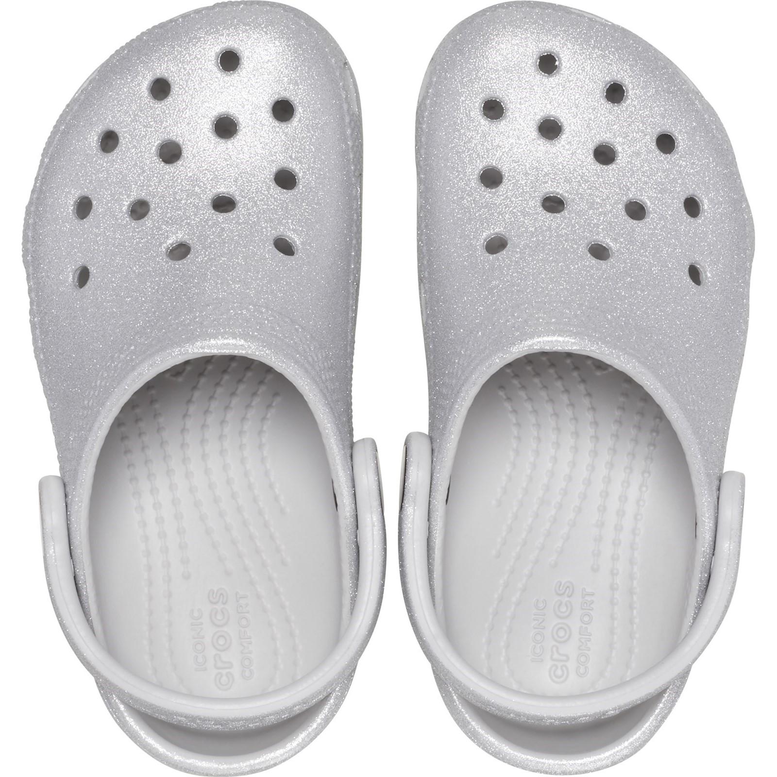 Crocs Classic Glitter Clog Sandals