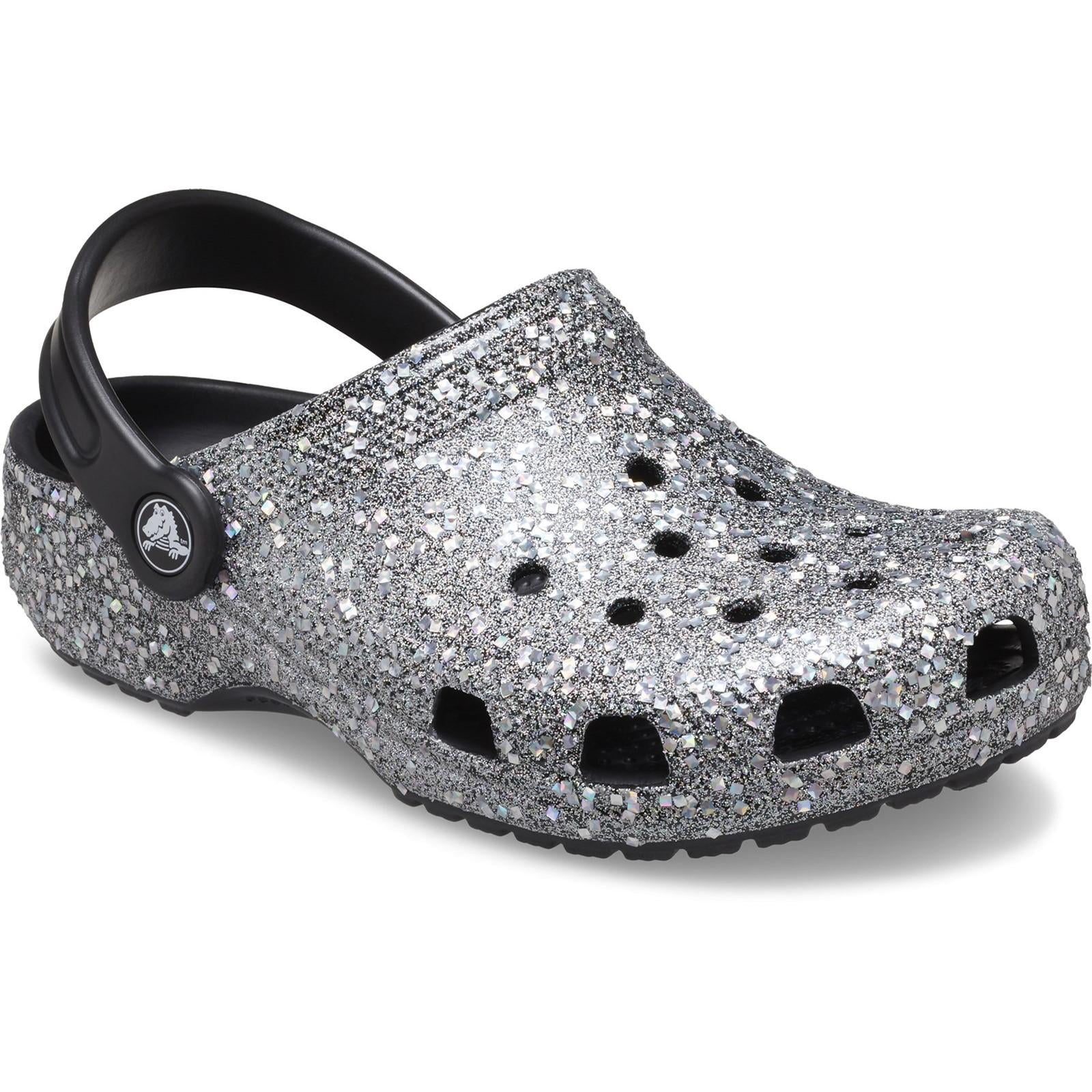 Crocs Classic Glitter Clog Sandals