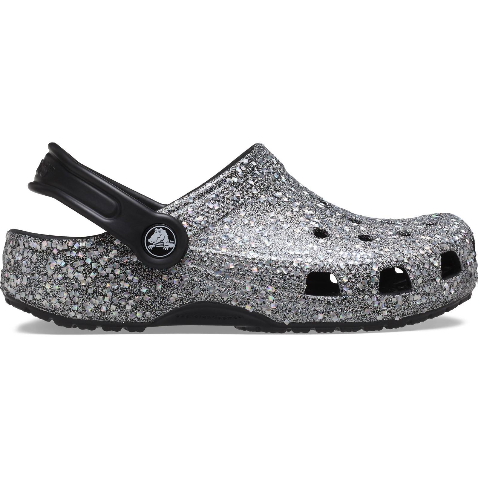 Crocs Classic Glitter Clog Sandals