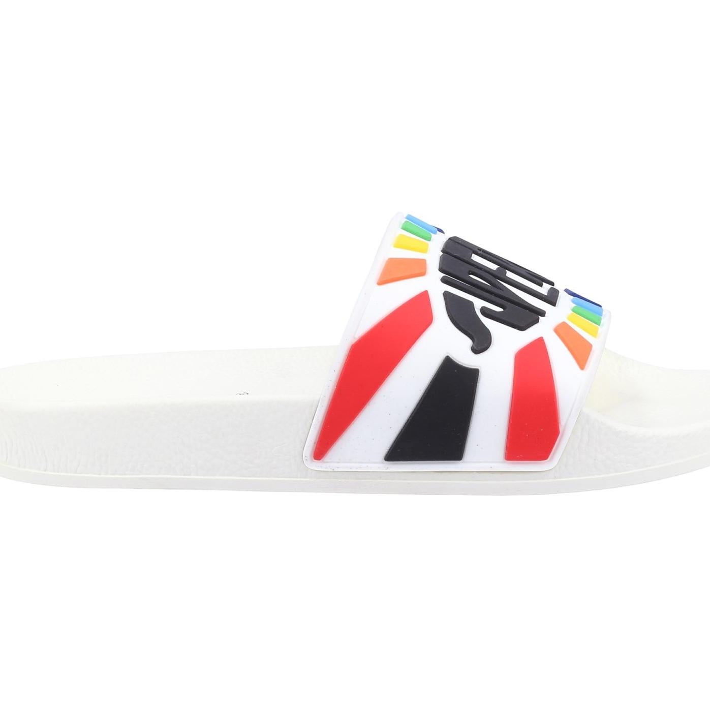 Superga Slide Multicolour Logo Sandals