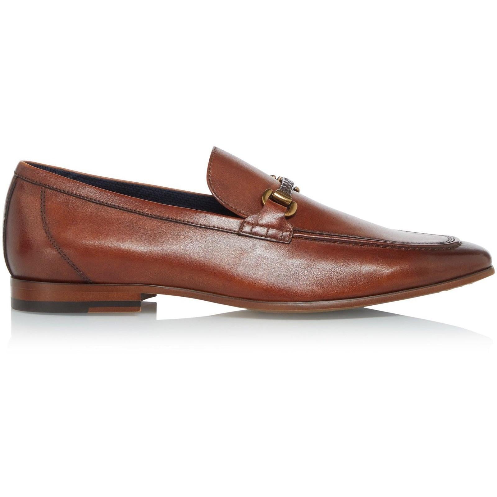 Dune Santino Woven Trim Loafers Shoes