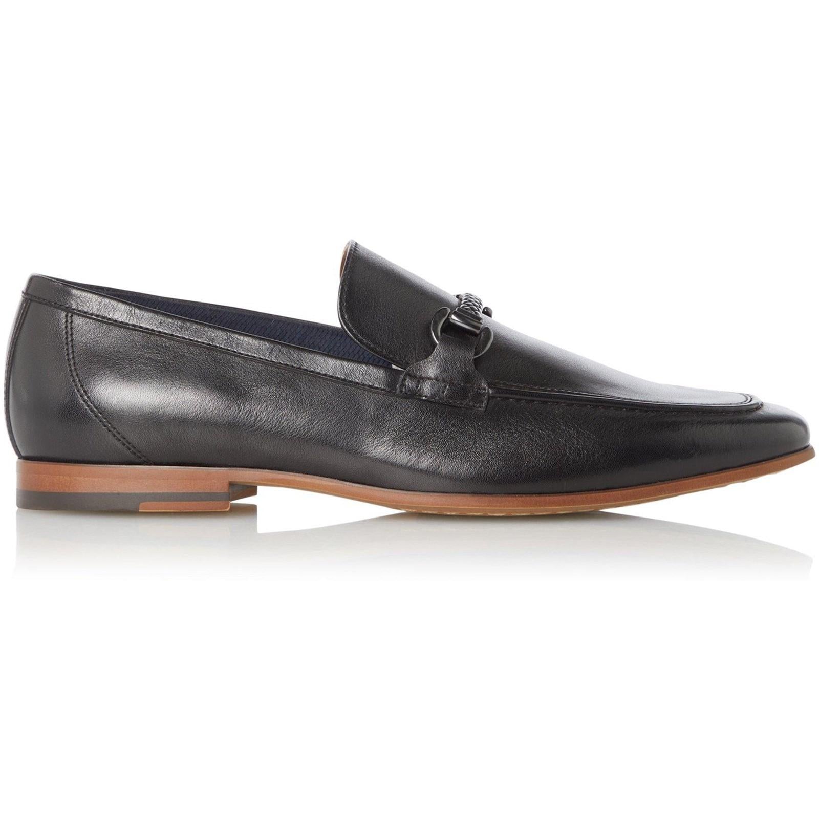 Dune Santino Woven Trim Loafers Shoes