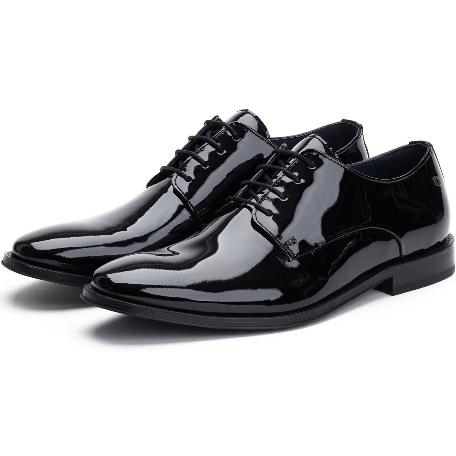 Base London Marley Lace Up Patent Shoe