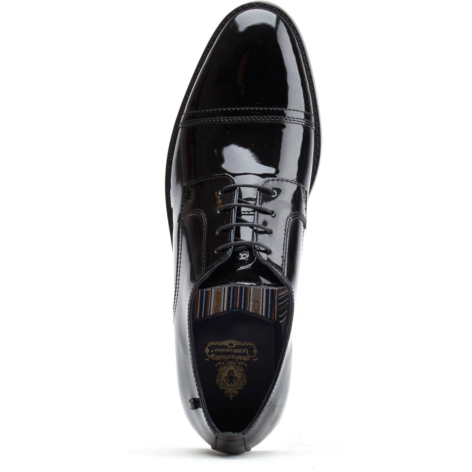 Base London Weller Lace Up Patent Oxford Shoe