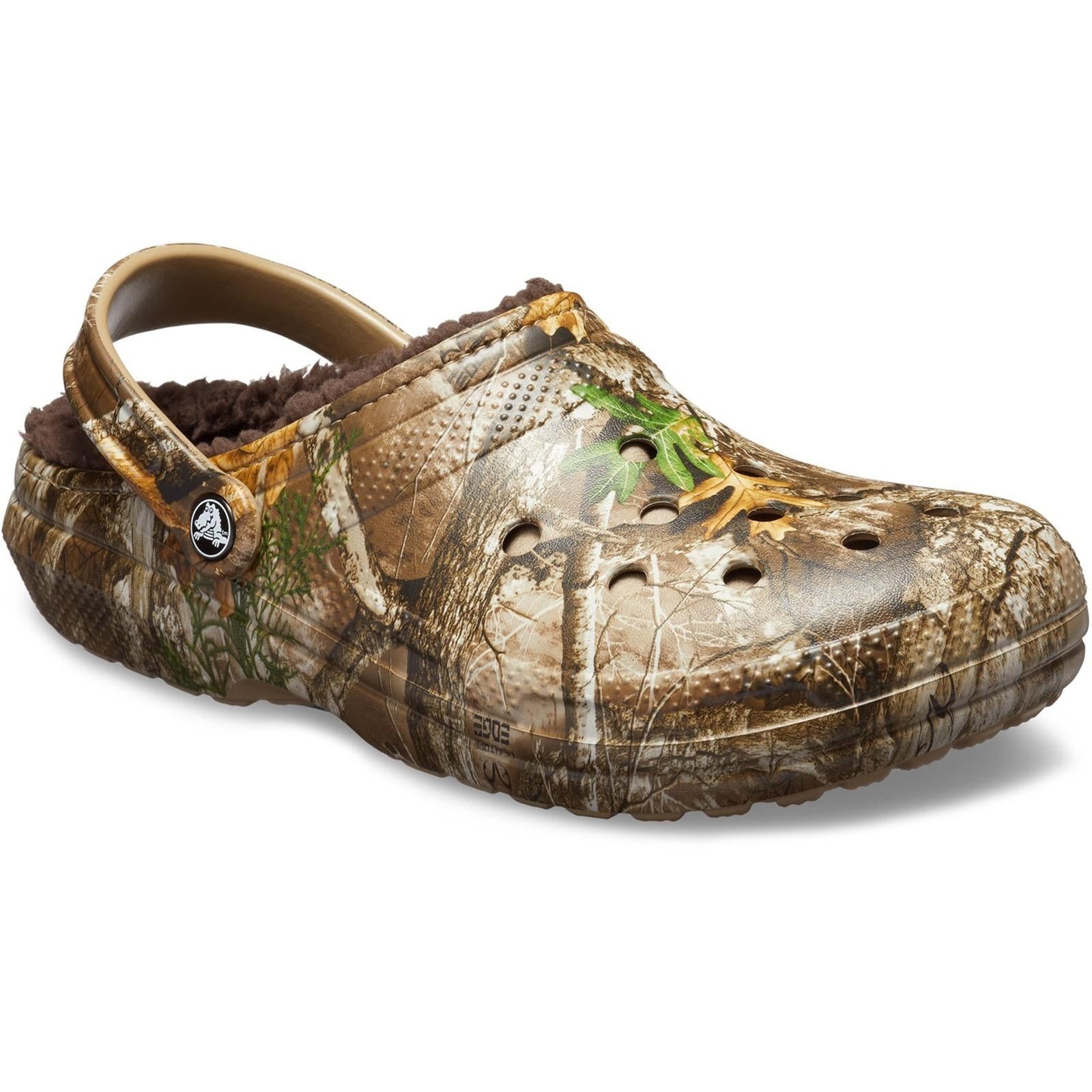 Crocs Classic Realtree Edge Lined Clog Shoes